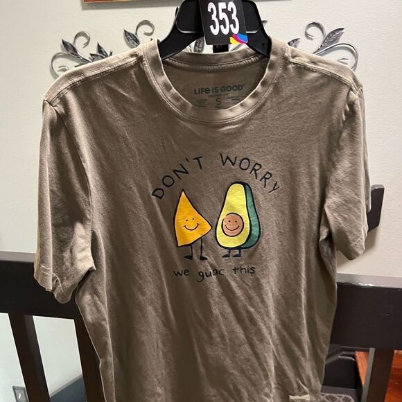 Men’s Small Life is Good Tee “Don’t Worry, We Quac This” #353 - Picture 5 of 5